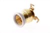 IMPA 450351 BRASS LAMPHOLDER W/3 LUG E-27.