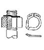 IMPA 695403 SHAKEPROOF WASHER-EXTERNAL TEETH M6 DIN 6798A-STEEL