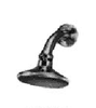 IMPA 530379 SHOWER HEAD CHROMED BLACK 1/2" BALL HINGE