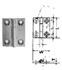 IMPA 490402 BUTT HINGE 40x30mm BRASS