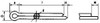 IMPA 695801 SPLIT PIN 13,0x125mm DIN 94-STEEL ZINC PLATED