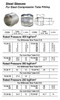 IMPA 733458 Steel hydraulic cutting ring,  18