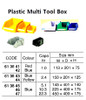 IMPA 613847 STORAGE BIN STACKABLE PLASTIC 500x300x200mm