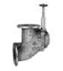 IMPA 754253 Storm Valve - Angle - Cast Steel - with locking device - JIS 10K 80