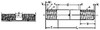 IMPA 691501 STUD BOLT M6x35 /total 42mm DIN 939-STEEL 5.8