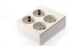 IMPA 550299 SURFACE SOCKET WITH EARTH FOR 4 PLUGS