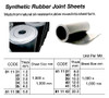 IMPA 811138 SYNTHETIC RUBBER SHEET NBR 8 MM 1200 MM 5 MTR RP615 MARPACK