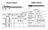 IMPA 650506 CALIPER VERNIER STAINLESS STEEL METRIC 500MM