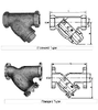 IMPA 752460 Y-Strainer - Cast Iron - JIS 10K 32