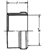 IMPA 734102 Clamping ring low pressure CUZN 6MM 10BAR