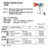 IMPA 270904 Airless paint spray gun 500 bar without tip - round handle Graco XTR700 > 2-3 days, provided unsold