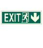 IMPA 334409 Direction sign (PV) - Exit run right - arrow right down