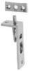 IMPA 490910 FLUSH BOLT FOR CABINET 85x14mm STEEL ZINC PLATED