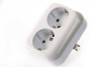 IMPA 550403 FLUSH MOUNTING SOCKET WITH EARTH 2 PLUGS WITH FRAME