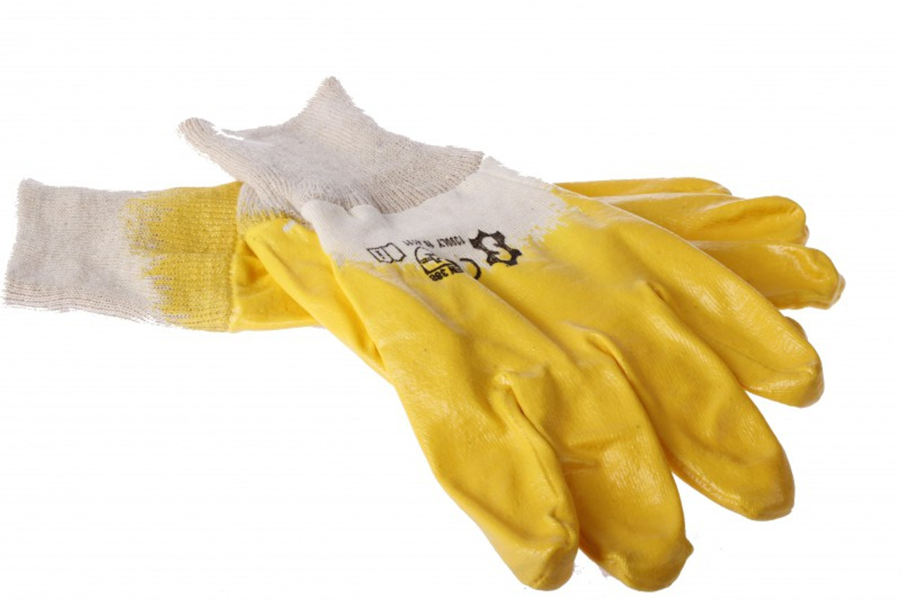 IMPA 190102 GLOVES WORKING COTTON RUBBER COATED PALM