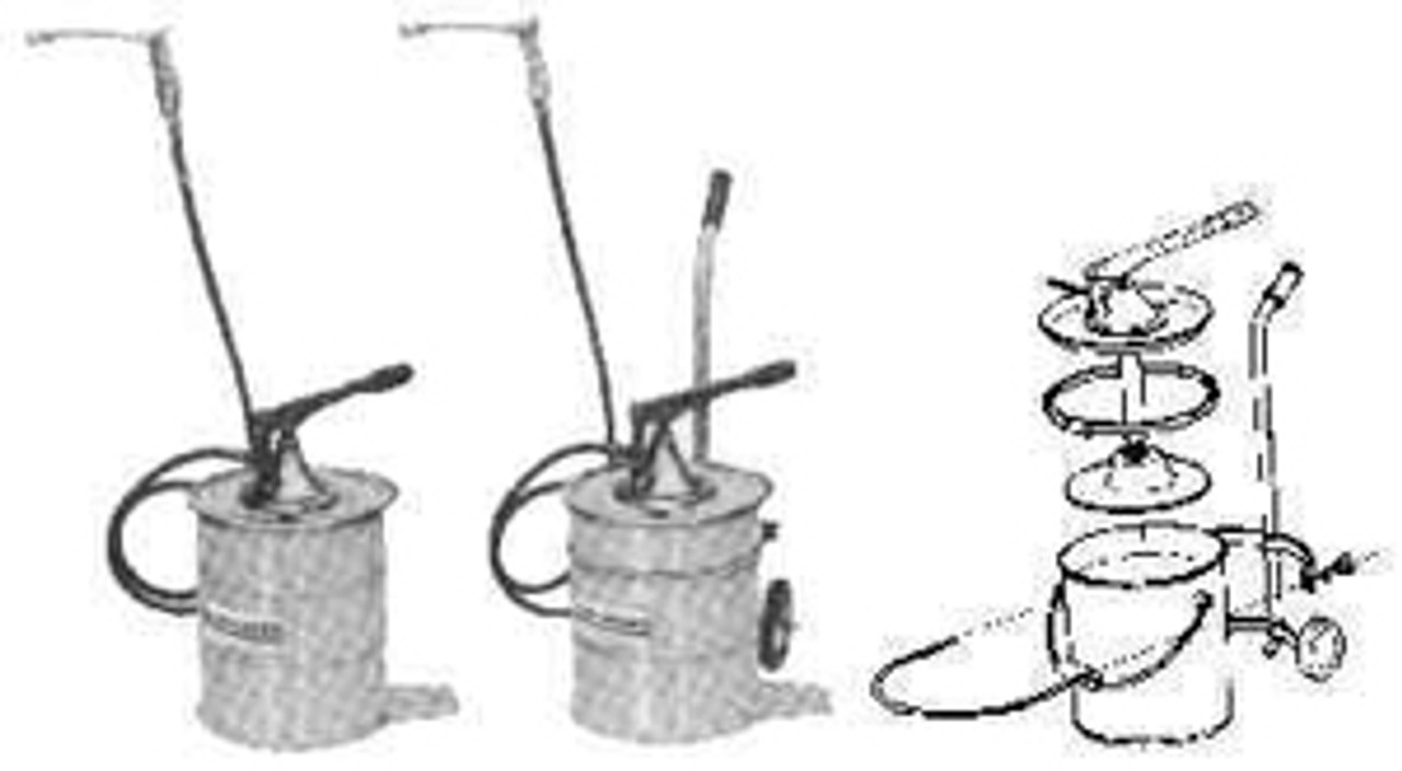 IMPA 617516 Grease bucket pump hand operated Samoa 72521