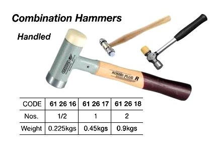IMPA 612618 HAMMER ALUMINIUM/PLASTIC 750gram WITH WOODEN HANDLE