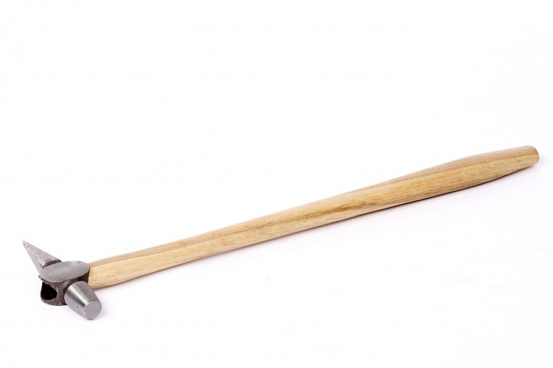 IMPA 612603 HAMMER TESTING STEEL 350gr. WITH WOODEN HANDLE OHMEGA