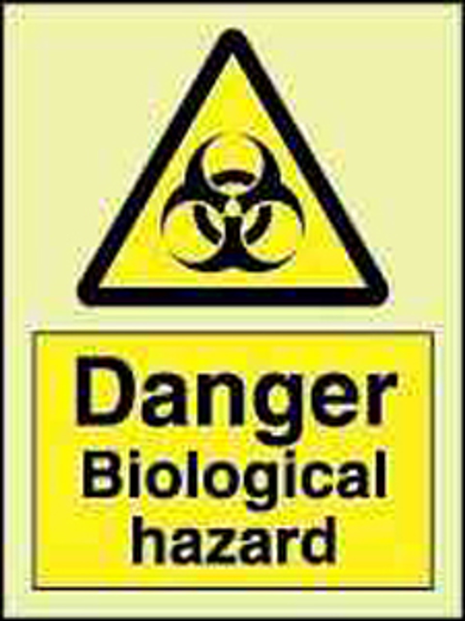 IMPA 337680 hazard sign - Bio hazard area