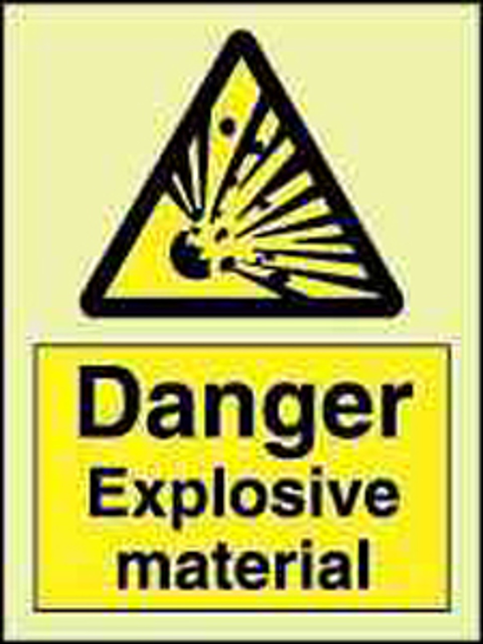 IMPA 337583 hazard sign - Danger explosive material