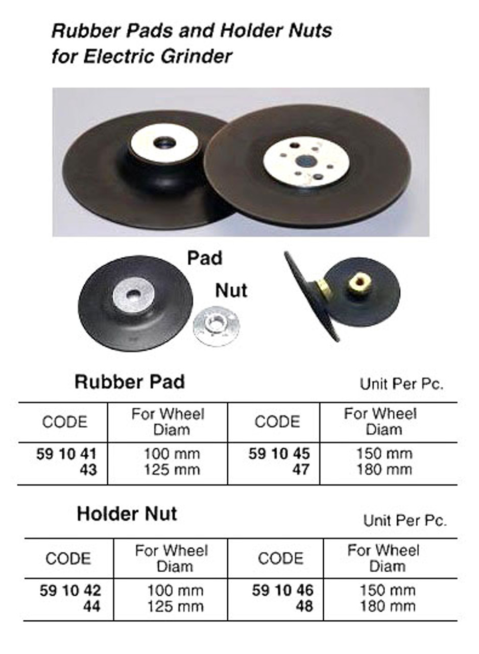 IMPA 591043 BACKING PAD 125mm x M14