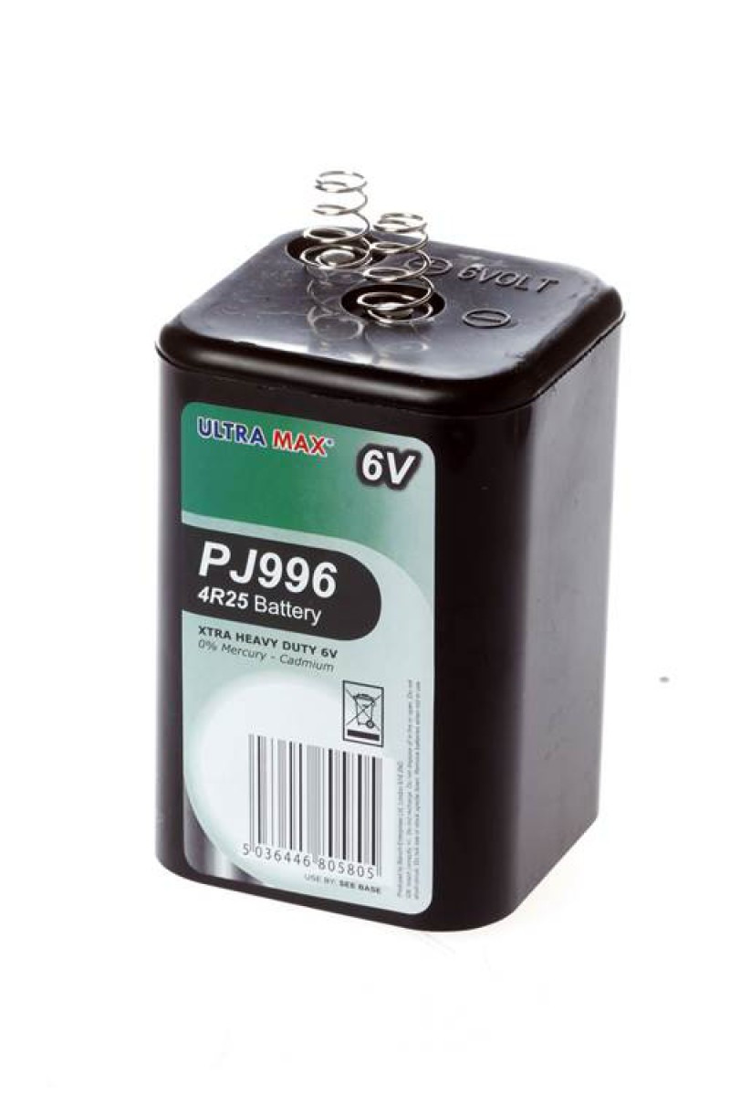 IMPA 792435 BATTERY SQUARE 6 VOLT SPRINGTYPE TERMINAL