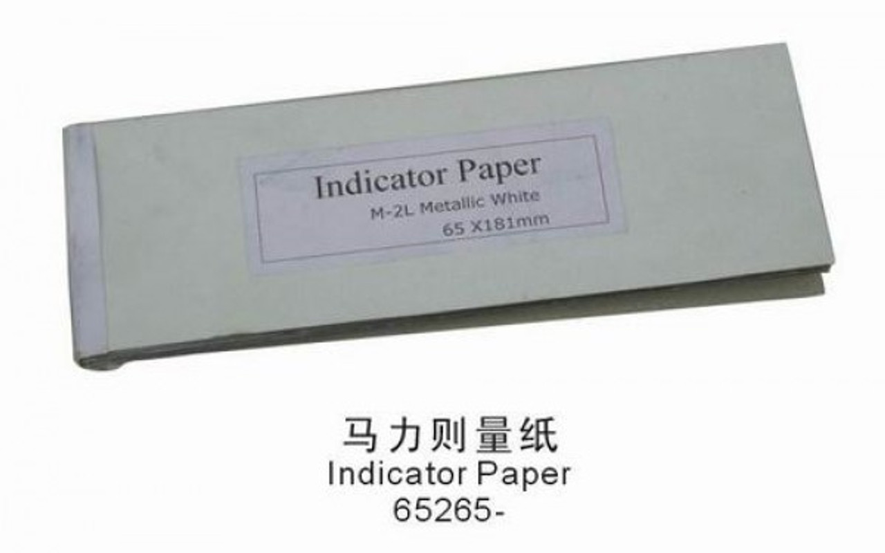 IMPA 652654 INDICATORPAPER RED 180x65mm book of 50 sheets