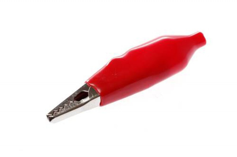 IMPA 758093 INSULATED ALLIGATOR CLIP 60 MM RED