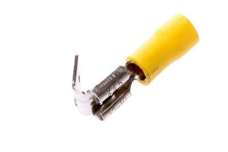 IMPA 370538 INSULATED FEMALE SNAP-ONS TWO-WAY YELLOW 6.3X0.8