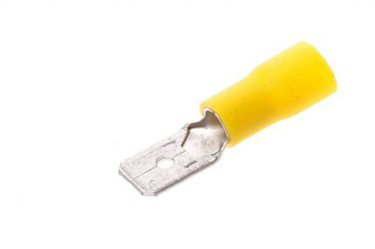 IMPA 370577 INSULATED TERMINAL CONNECTOR SNAP-ON YELLOW 6.3X0.8