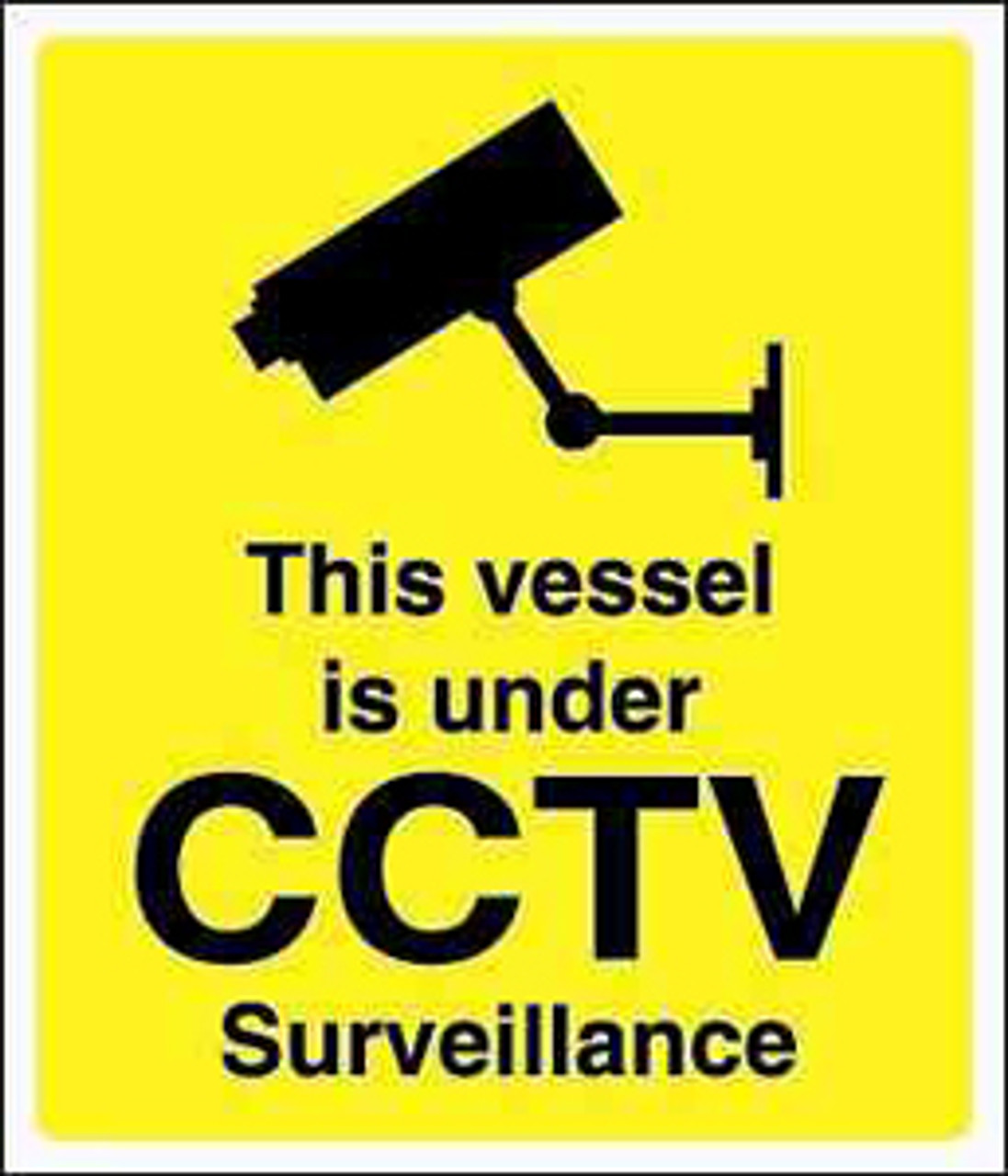 IMPA 332896 ISPS code sign - Vessel is under CCTV surveillance