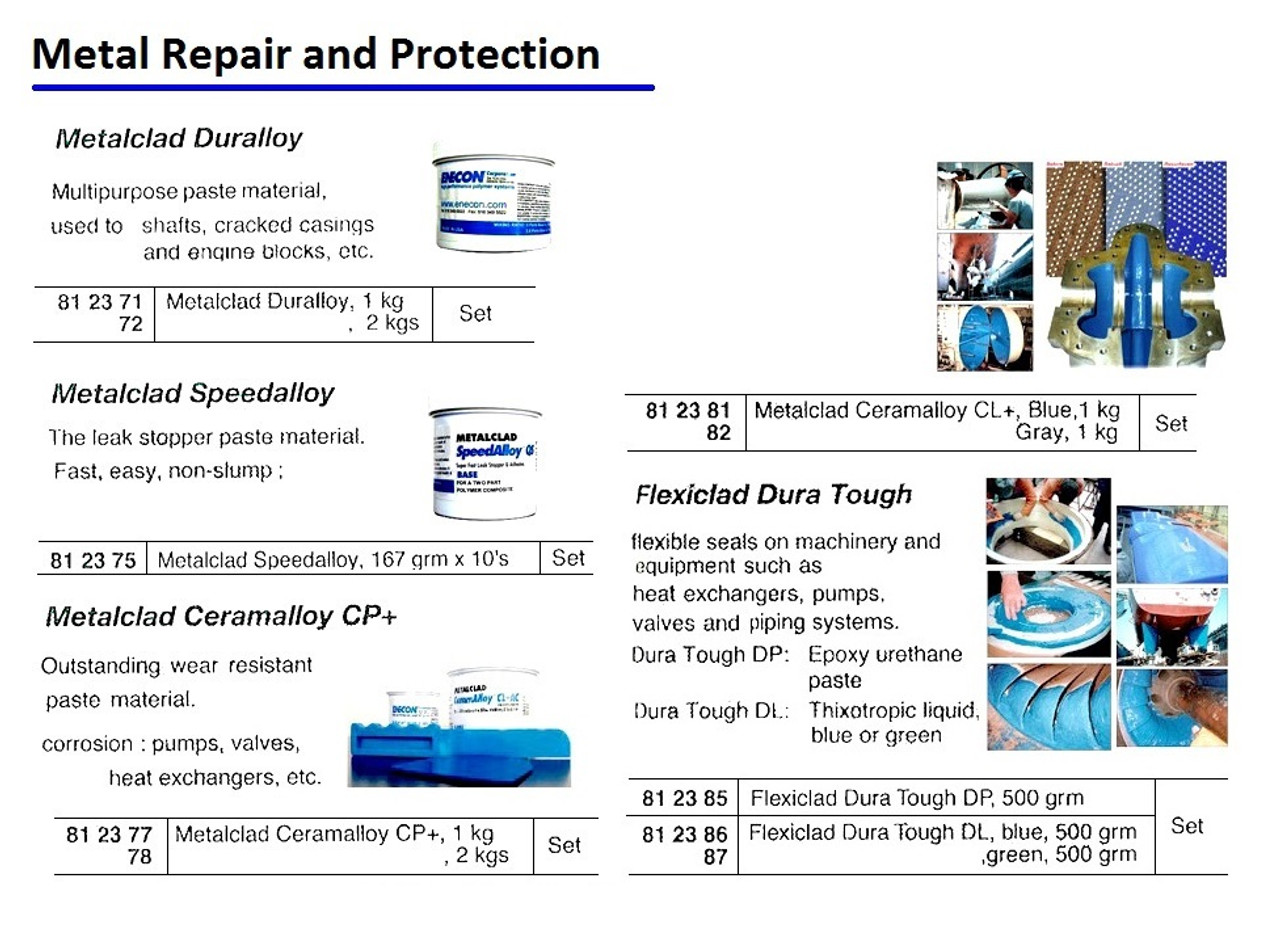 IMPA 812372 METAL REPAIR PASTE 2 kg. RESIMETAL-101 UN3077+3259