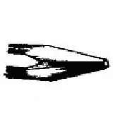 IMPA 590367 Moil point chisel For A300, no. 1024