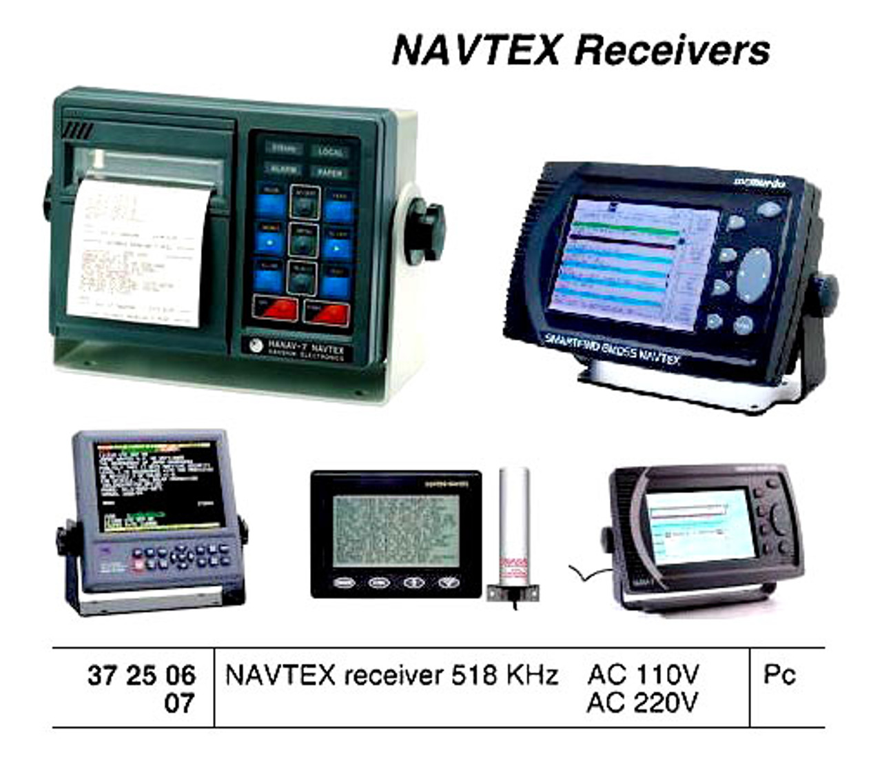 IMPA 372507 Navtex receiver SNX300 220v & 12v