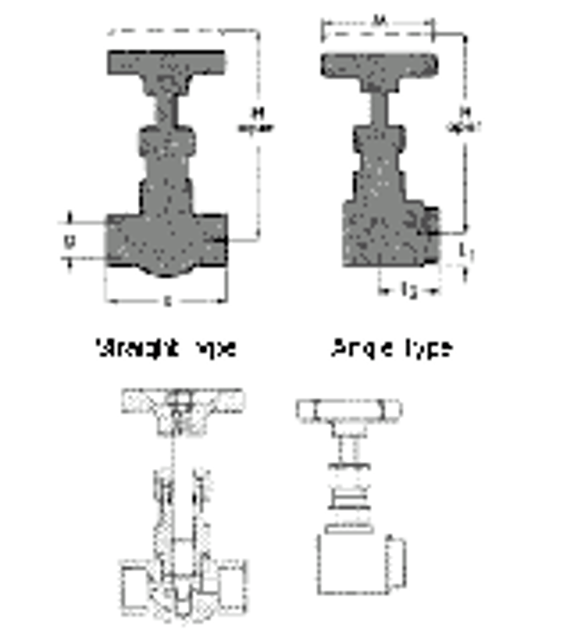 IMPA 756205 NEEDLE VALVE PN50 BRASS DIN 3/4" BSP FEMALE