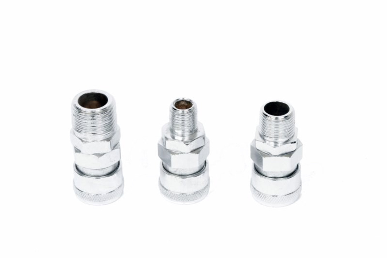 IMPA 351303 NITTO 30SM Socket (3/8"), Quick-Connect Coupler, Chrome plated steel NITTO
