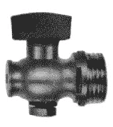 IMPA 752054 PEE COCK BRASS BSP MALE 1/2" STRAIGHT NOSE