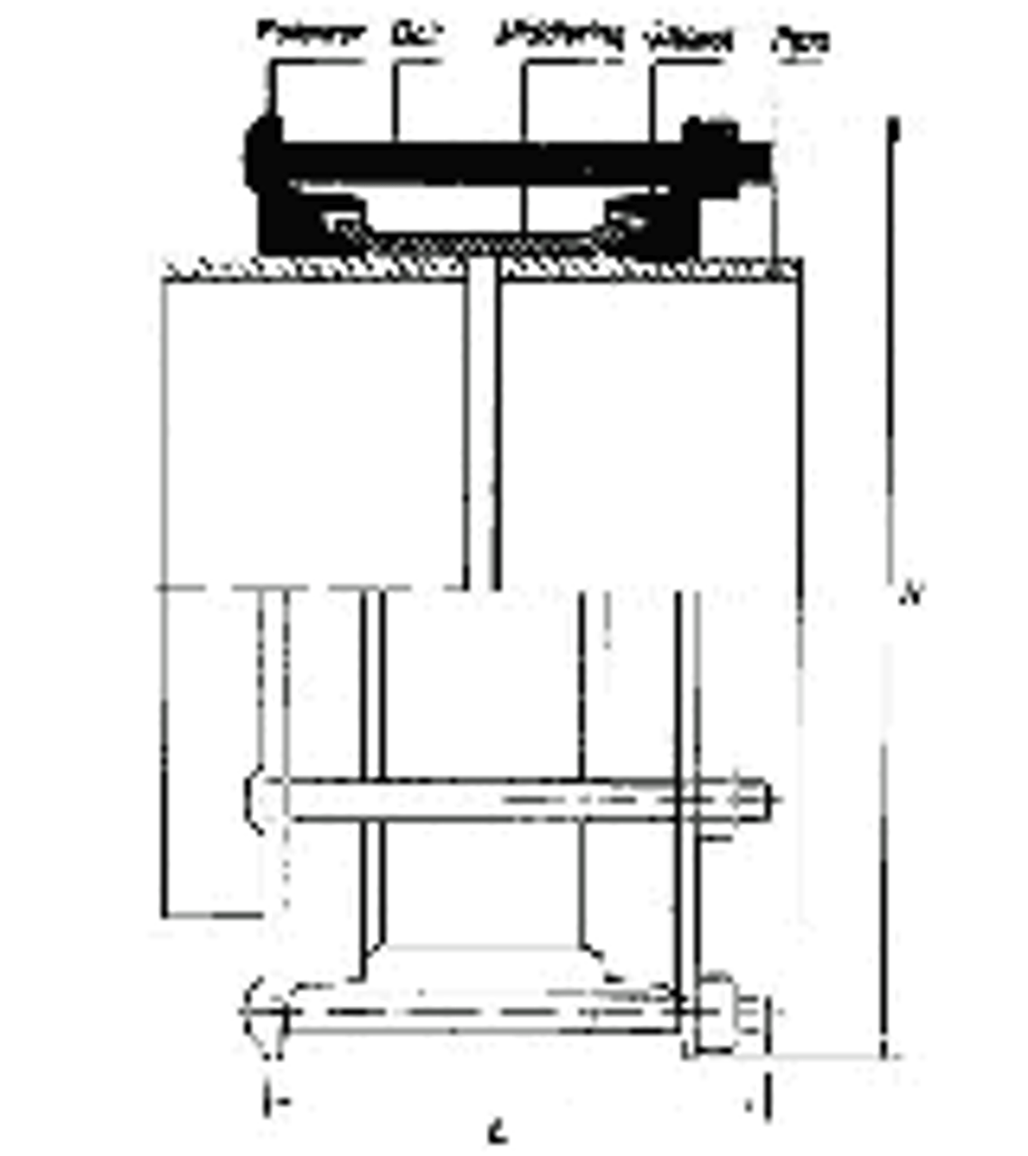 IMPA 735059 Pipecoupling 12" / 323,9 mm od.