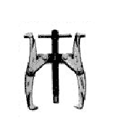 IMPA 615056 Puller, gear & wheel 2 arm - 380 x 300mm - cap. 15 ton Kukko 201-4 (deliverytime 2 days - ex works factory)