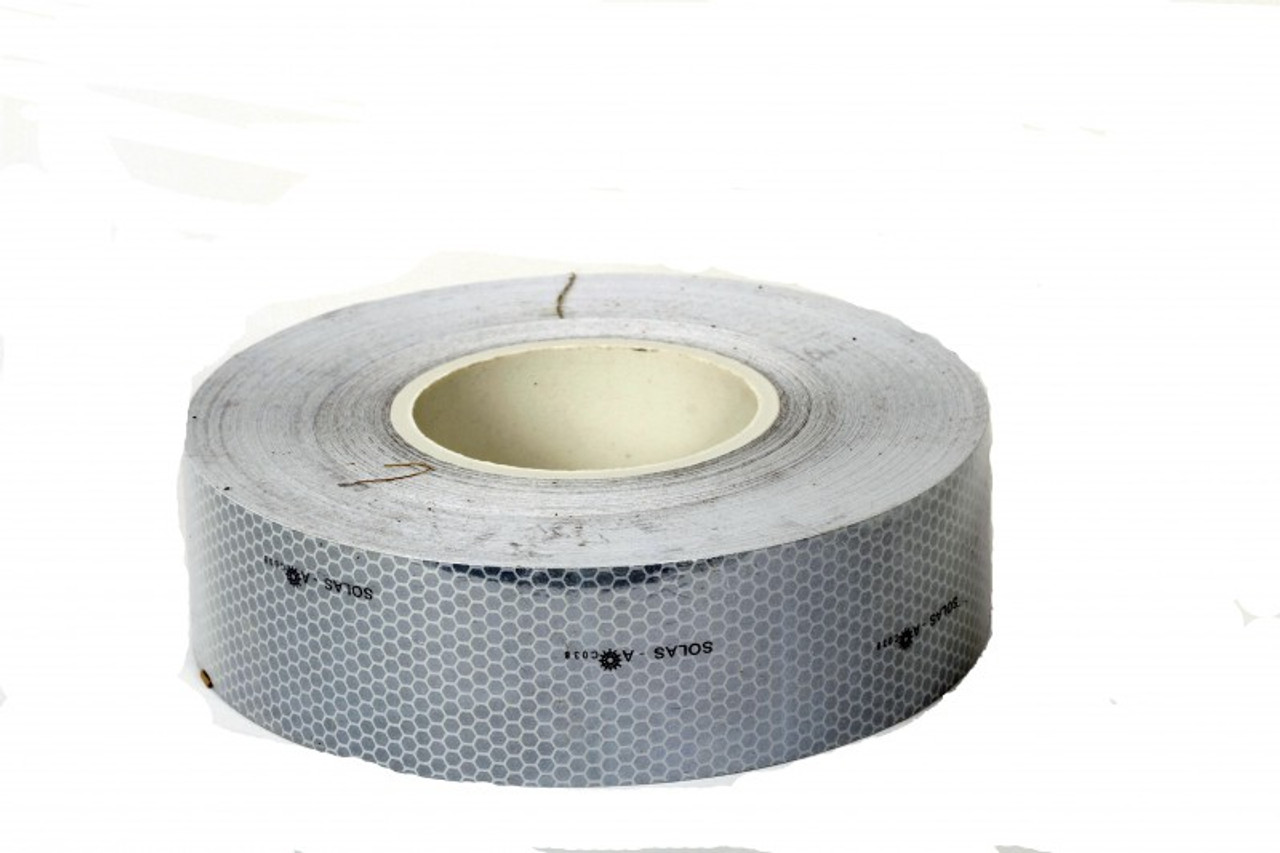 IMPA 330186 RETRO REFLECTIVE TAPE SILVER CONFORMS TO IMO RES. A658 50 MM USCG/BV T-ISS