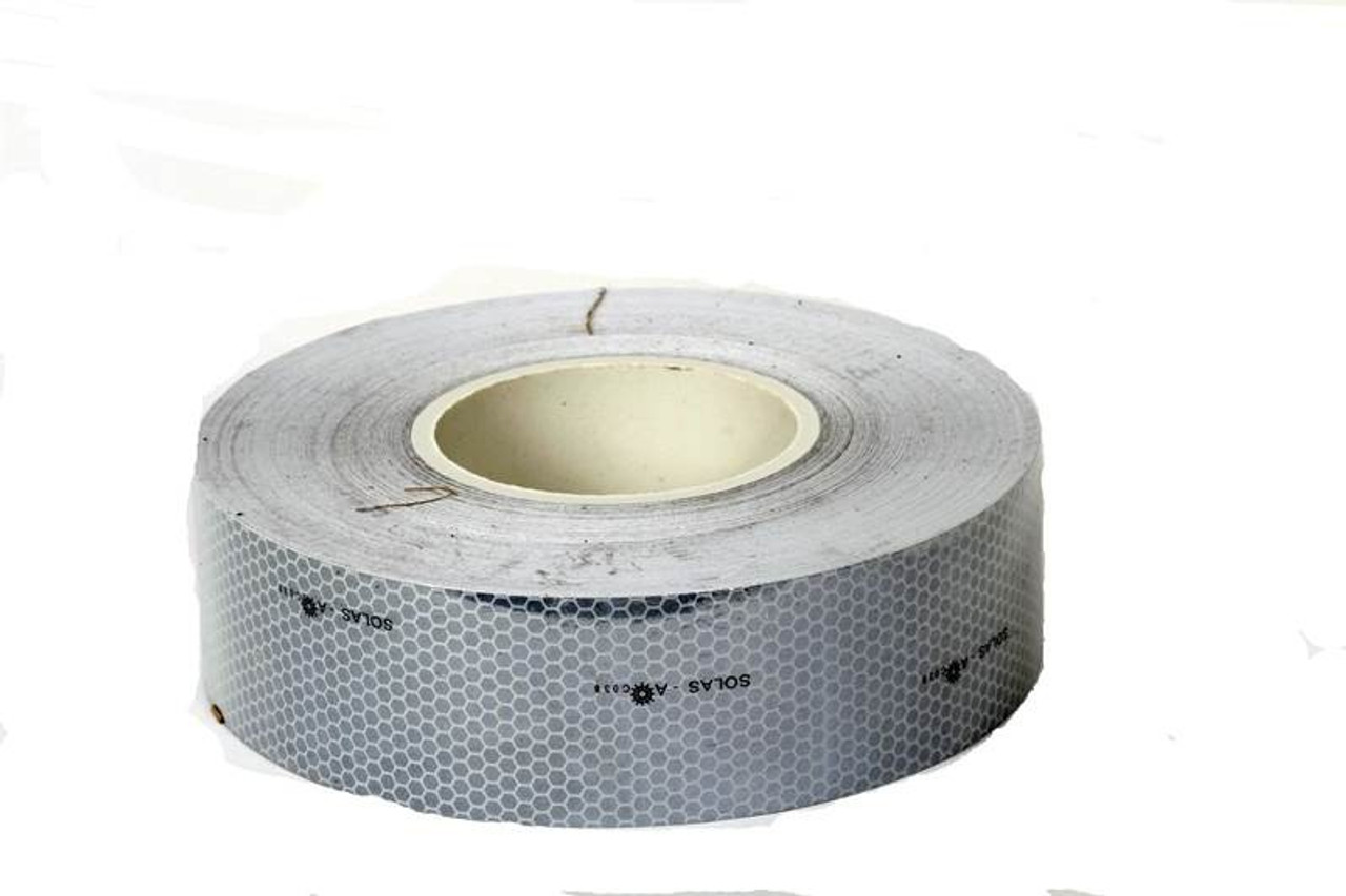 IMPA 330188 RETRO-REFLECTIVE TAPE SILVER SOLAS GRADE 50MMX1MTR