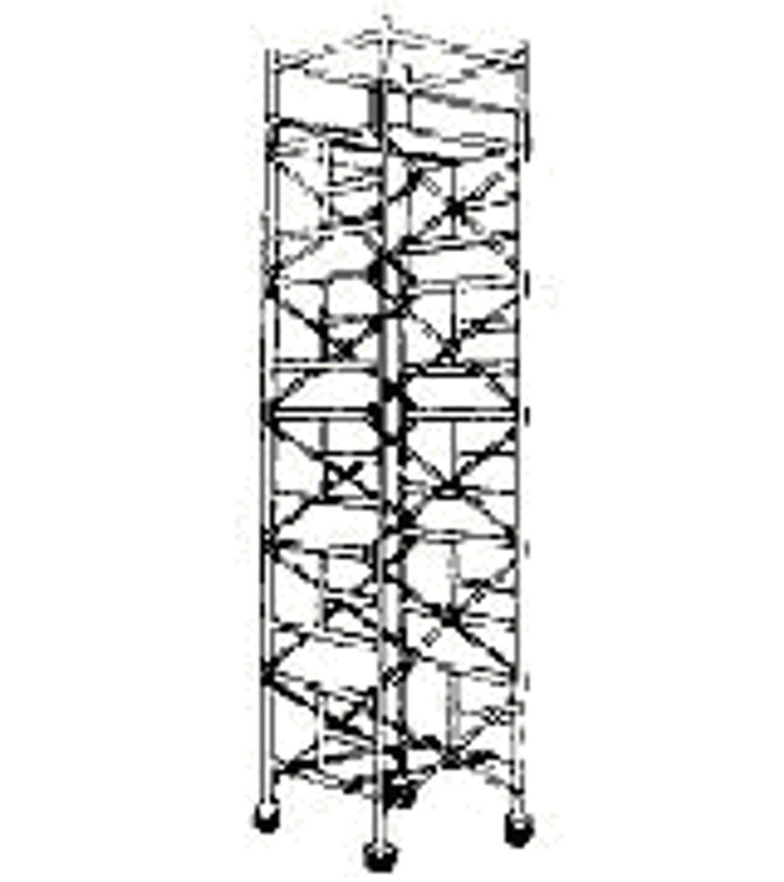 IMPA 232105 Scaffolding steel 200 x 150 x 935 cm