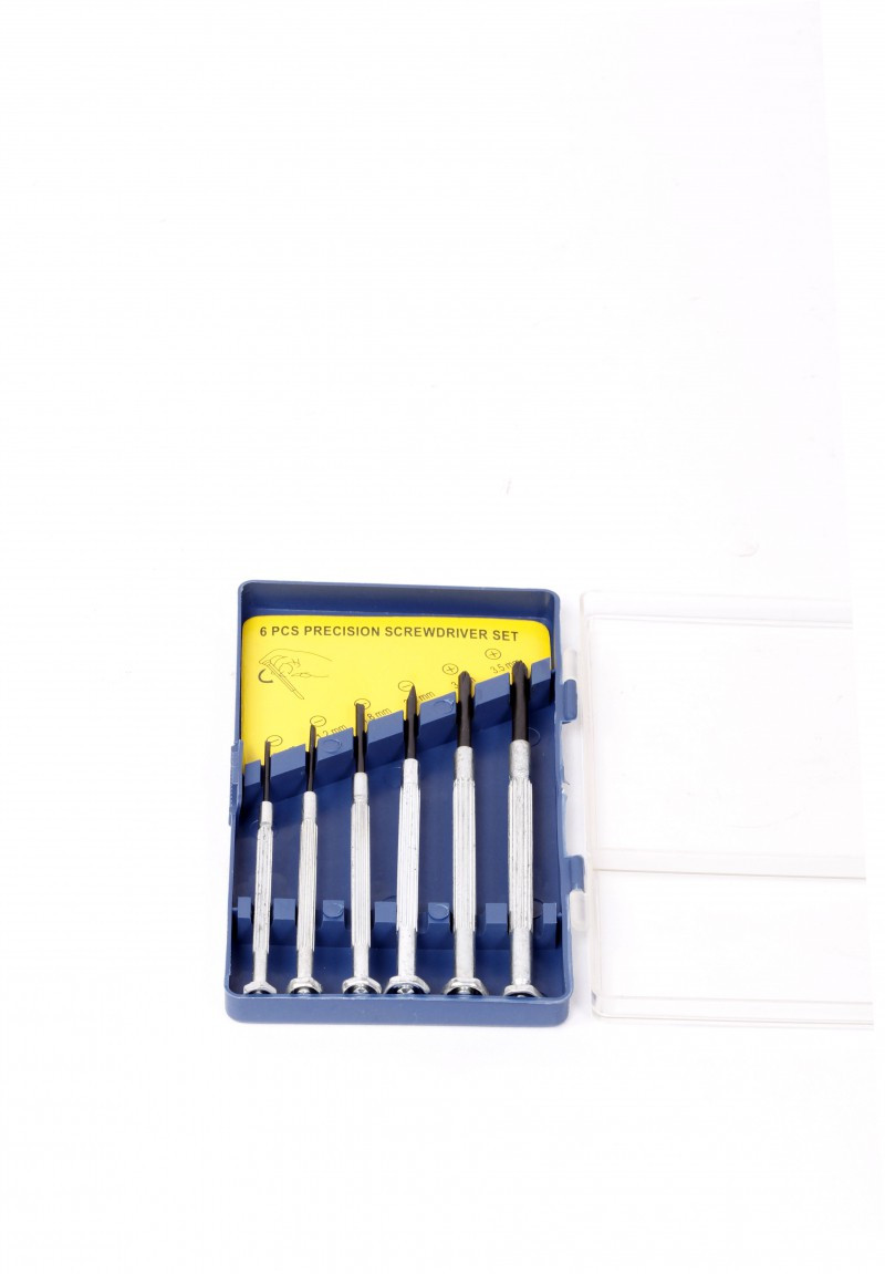 IMPA 612411 SCREWDRIVER SET WATCH MAKER'S SET #206 6'S (-)