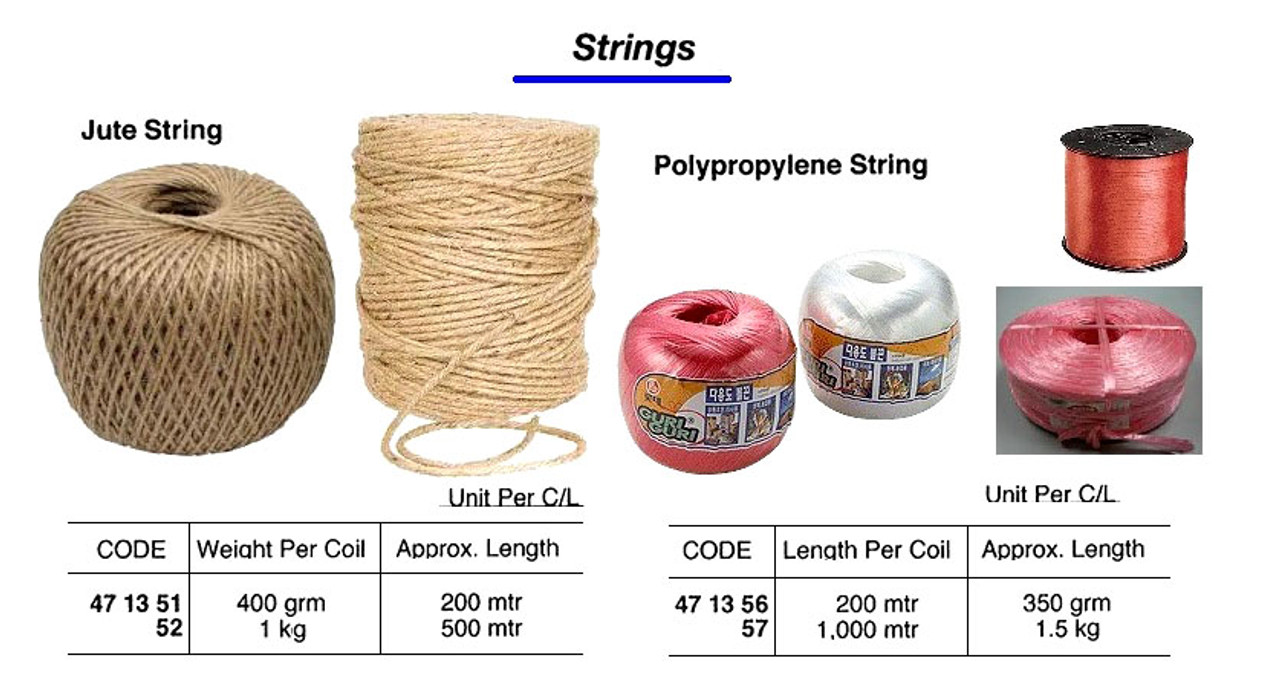 IMPA 471357 SEIZING TWINE POLYPROPYLENE ball 2,0 kg. 2-ply 2/800