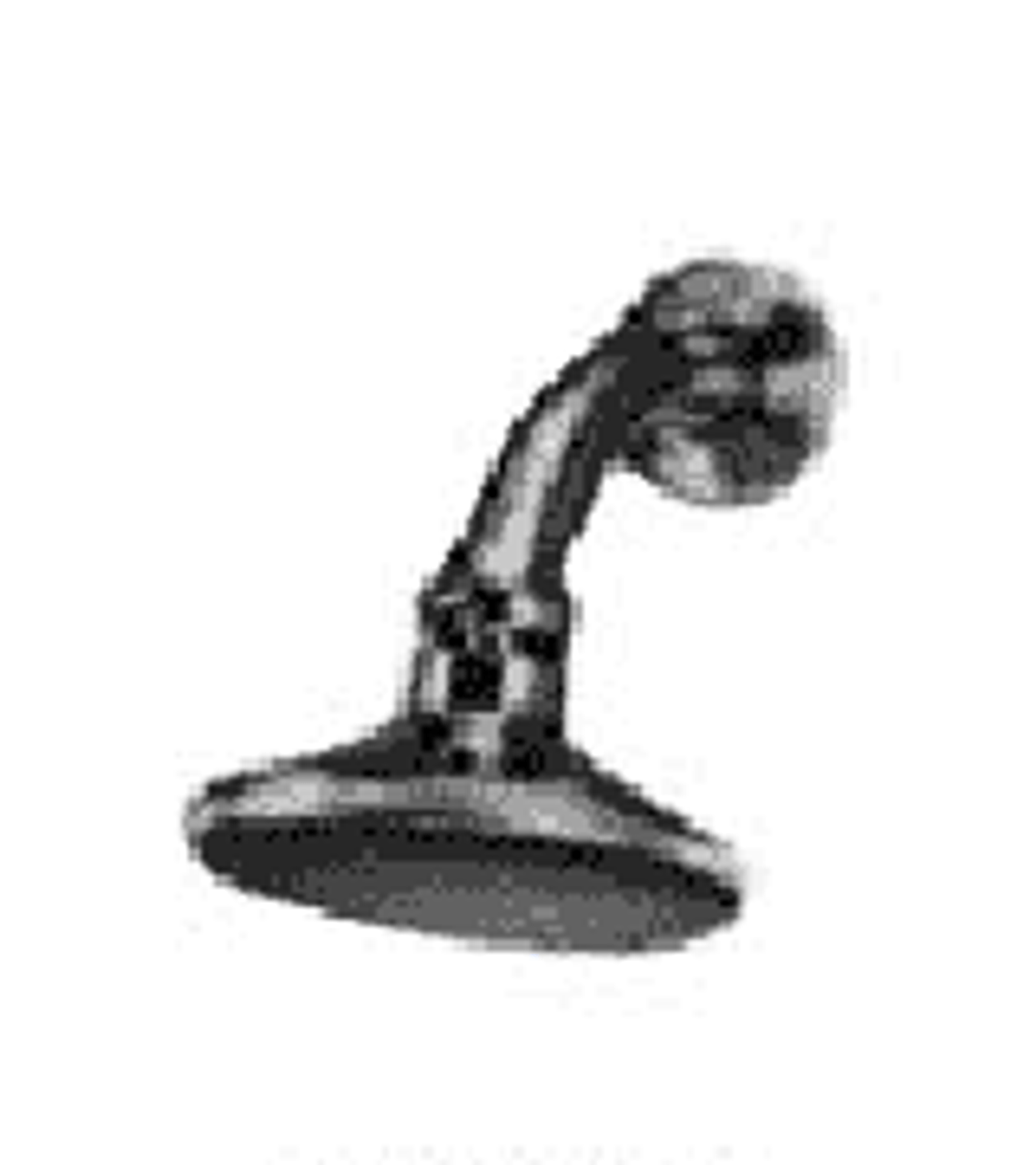 IMPA 530379 SHOWER HEAD CHROMED BLACK 1/2" BALL HINGE