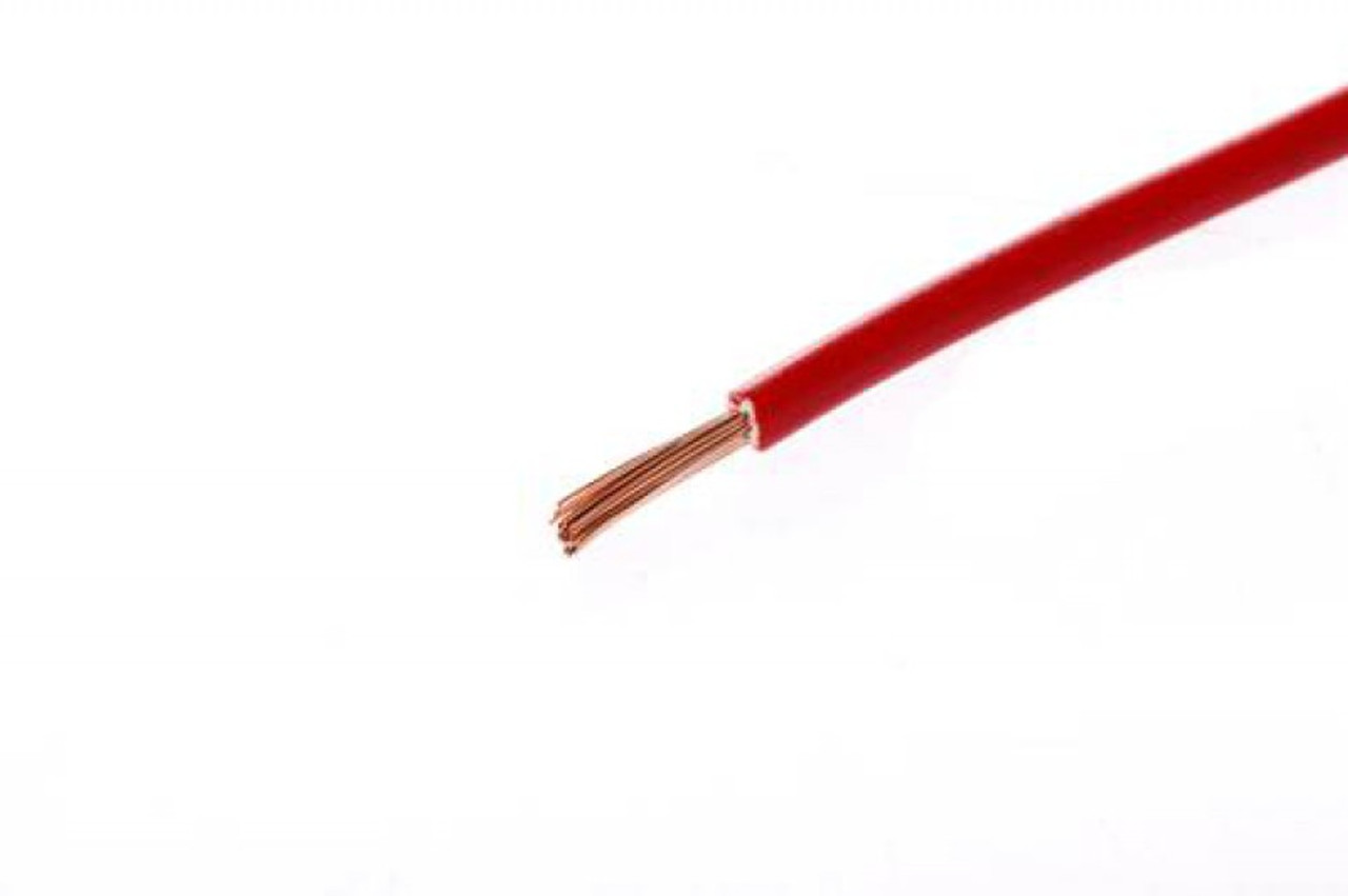 IMPA 361044 SINGLE FLEXIBLE PVC CABLE 0.75QMM RED.