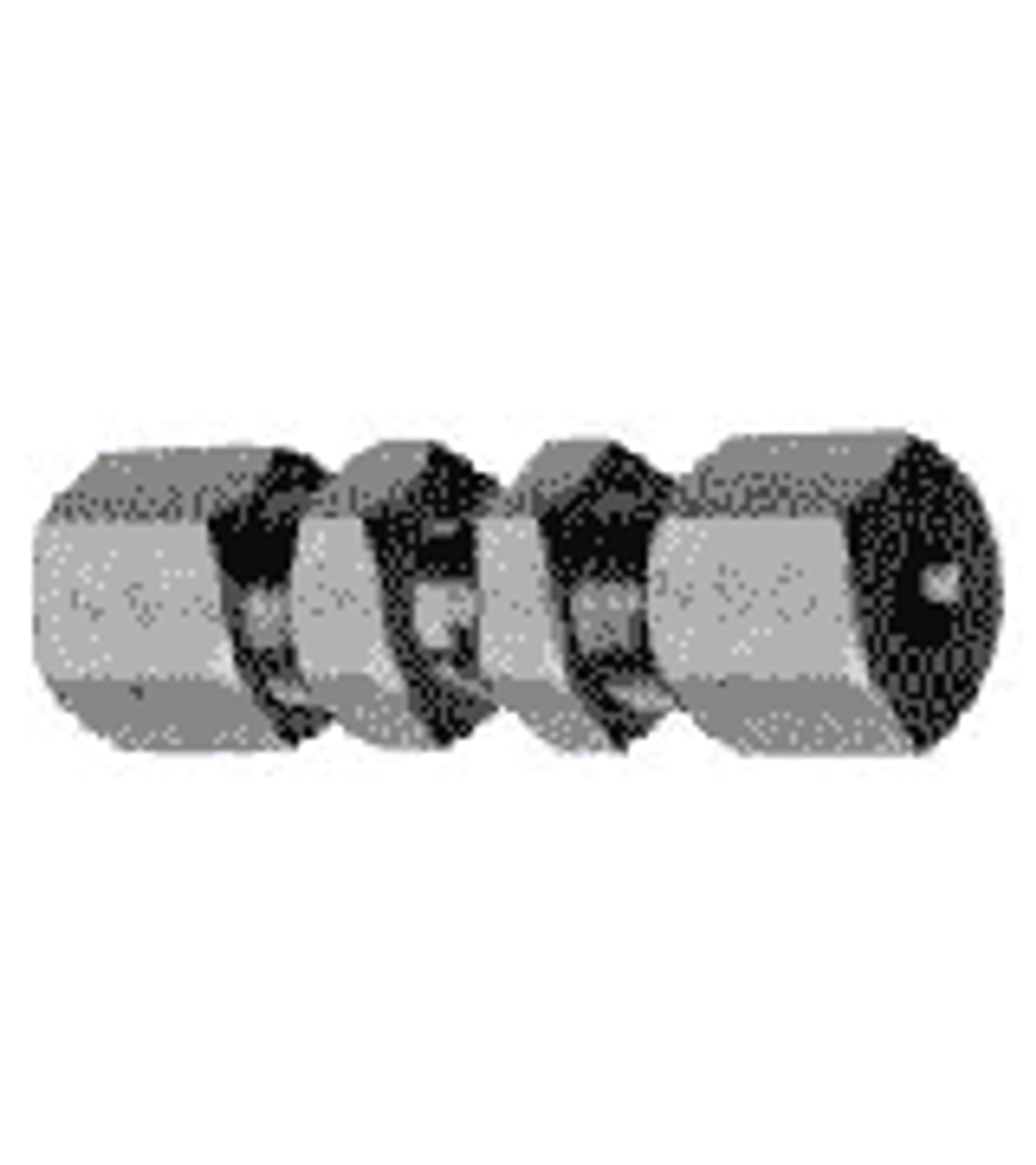 IMPA 734054 BULKHEAD UNION BRASS WITH CUTTING RING 10mm (L)