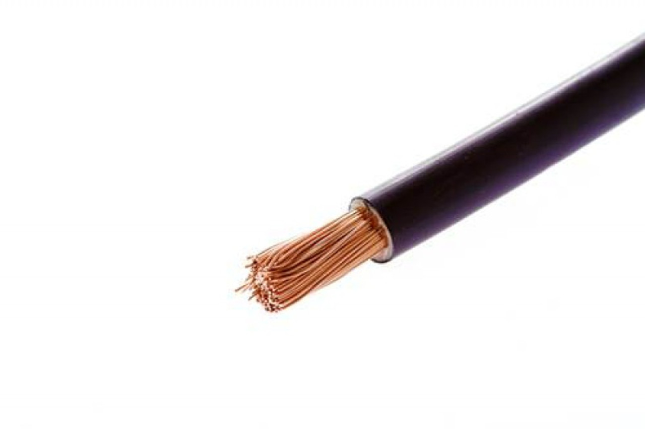 IMPA 361260 SINGLE FLEXIBLE PVC CABLE 25QMM BLACK.