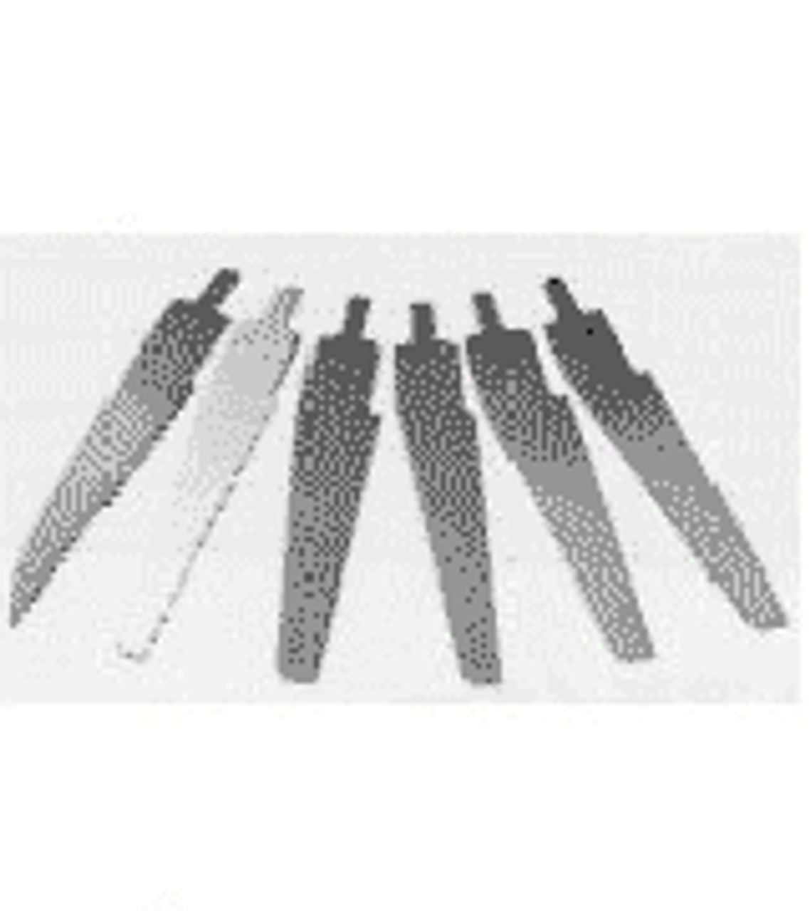 IMPA 590575 Spare Blades for Pneumatic Hacksaws, 14 tooth/inch, set = 10 pcs TETRA