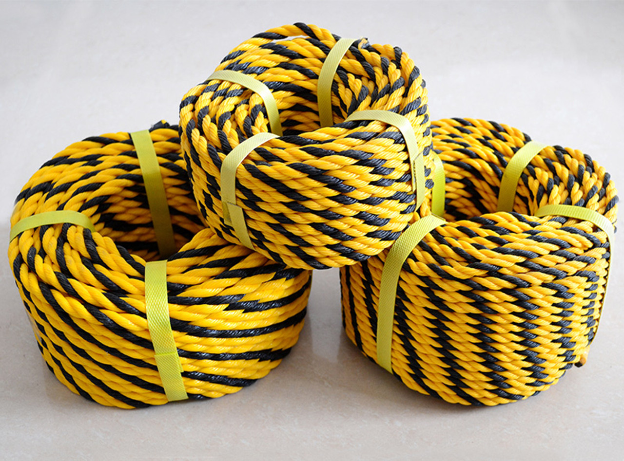 1/4 x 754' Poly Rope - Yellow/Black